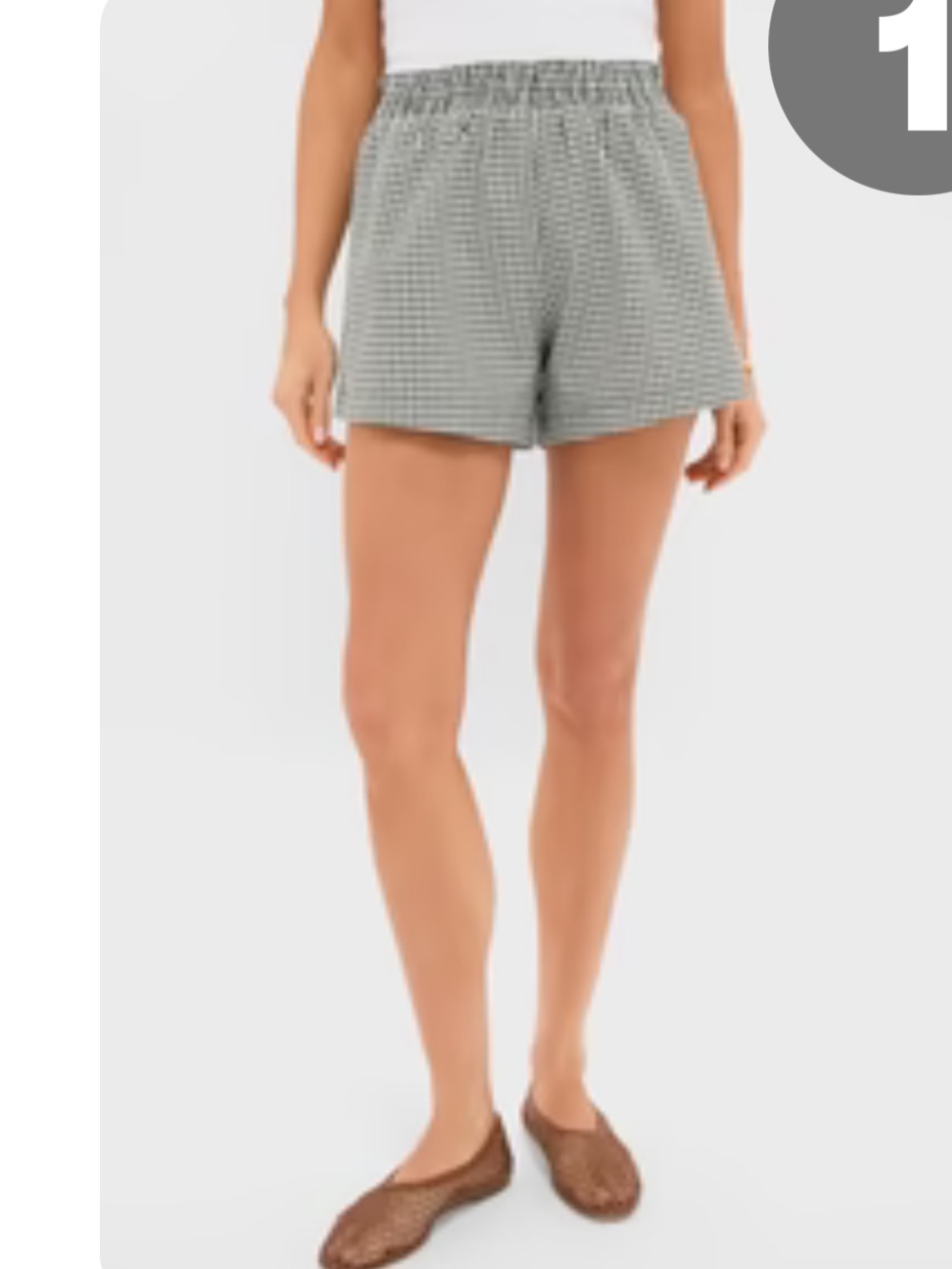 Tuckernuck Green Gingham Lane Short